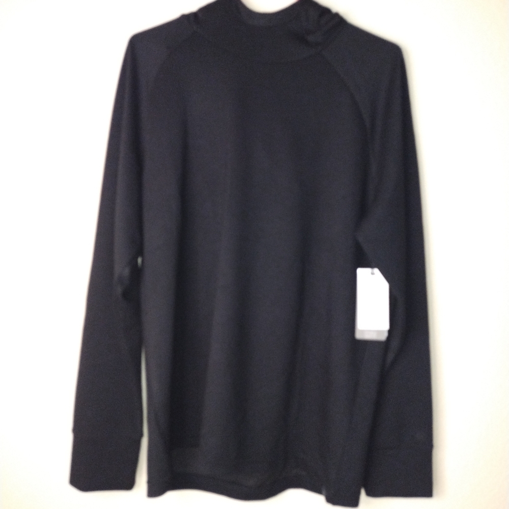 Black Crewneck Sweater with Long Sleeves